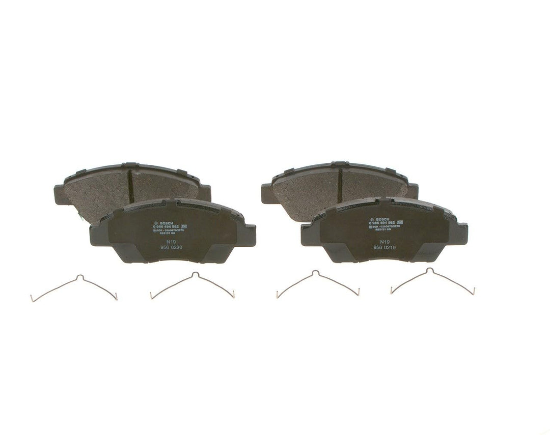Bosch BP1483 Bremsbeläge - Vorderachse - ECE-R90 Zertifizierung - vier Bremsbeläge pro Set
