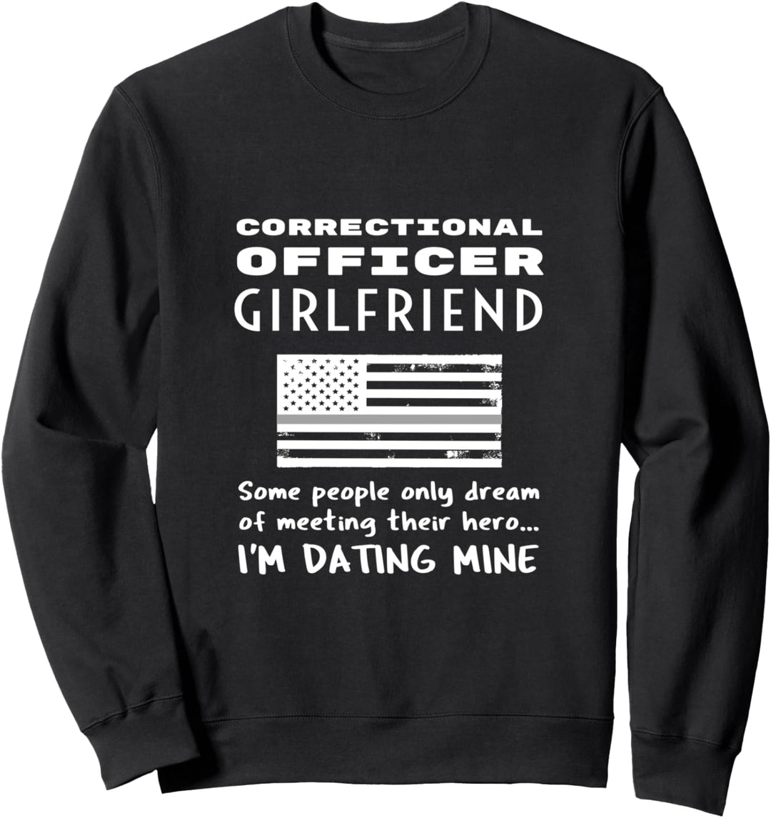Stolzer Korrekturbeamter Freundin Freund Amerikanisch USA Sweatshirt
