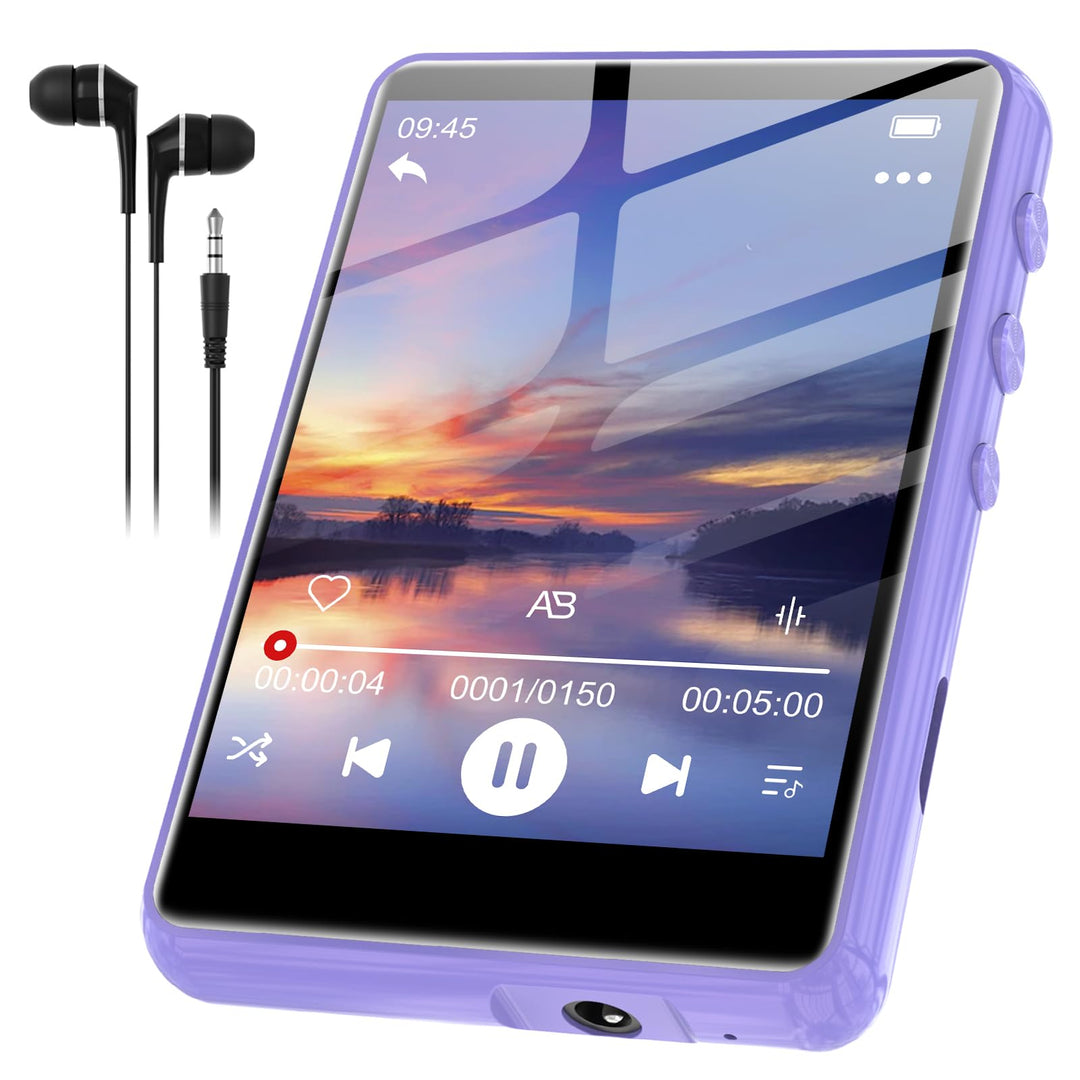 SWOFY MP3 Player Bluetooth 5.3, 64GB HiFi MP3 Player mit Lautsprecher kopfhörer FM Radio Recorder, 2