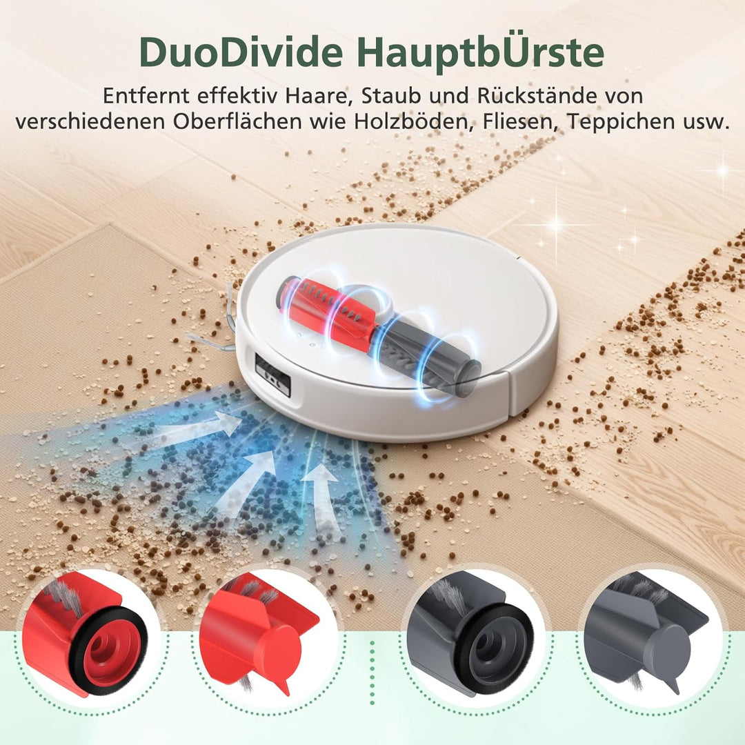 20 Stück Qrevo Curv Zubehör kompatibel mit Roborock Qrevo Curv/Curv s5x/ qrevo S5V/Qrevo Edge S5A Rb