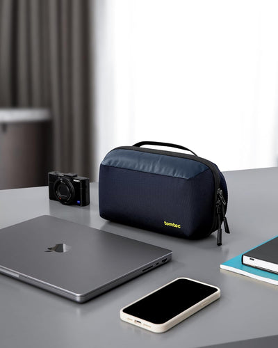 tomtoc Zubehörtasche Kabeltasche, Elektronik Tech Pouch Laptop Zubehör Organizer Tasche Cable Bag Re