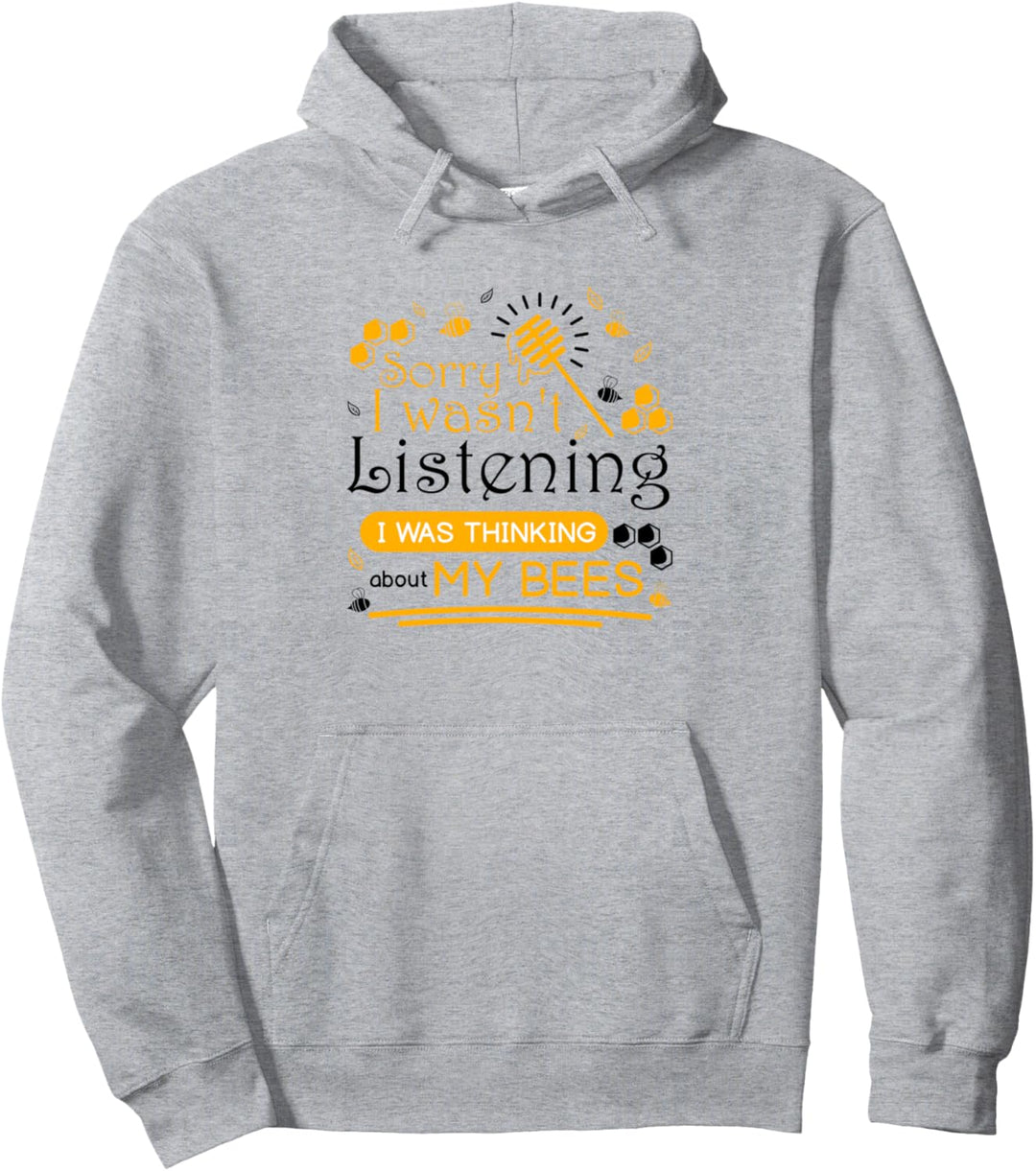 Nachdenken über Bienen Ironie Bienenzucht Bienenstock Pullover Hoodie