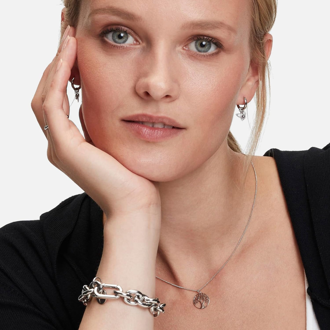 Tamaris Schmuck Tree of Life Collection, Halskette, Ohrringe (Ohrstecker & Creolen) & Armband aus Ed