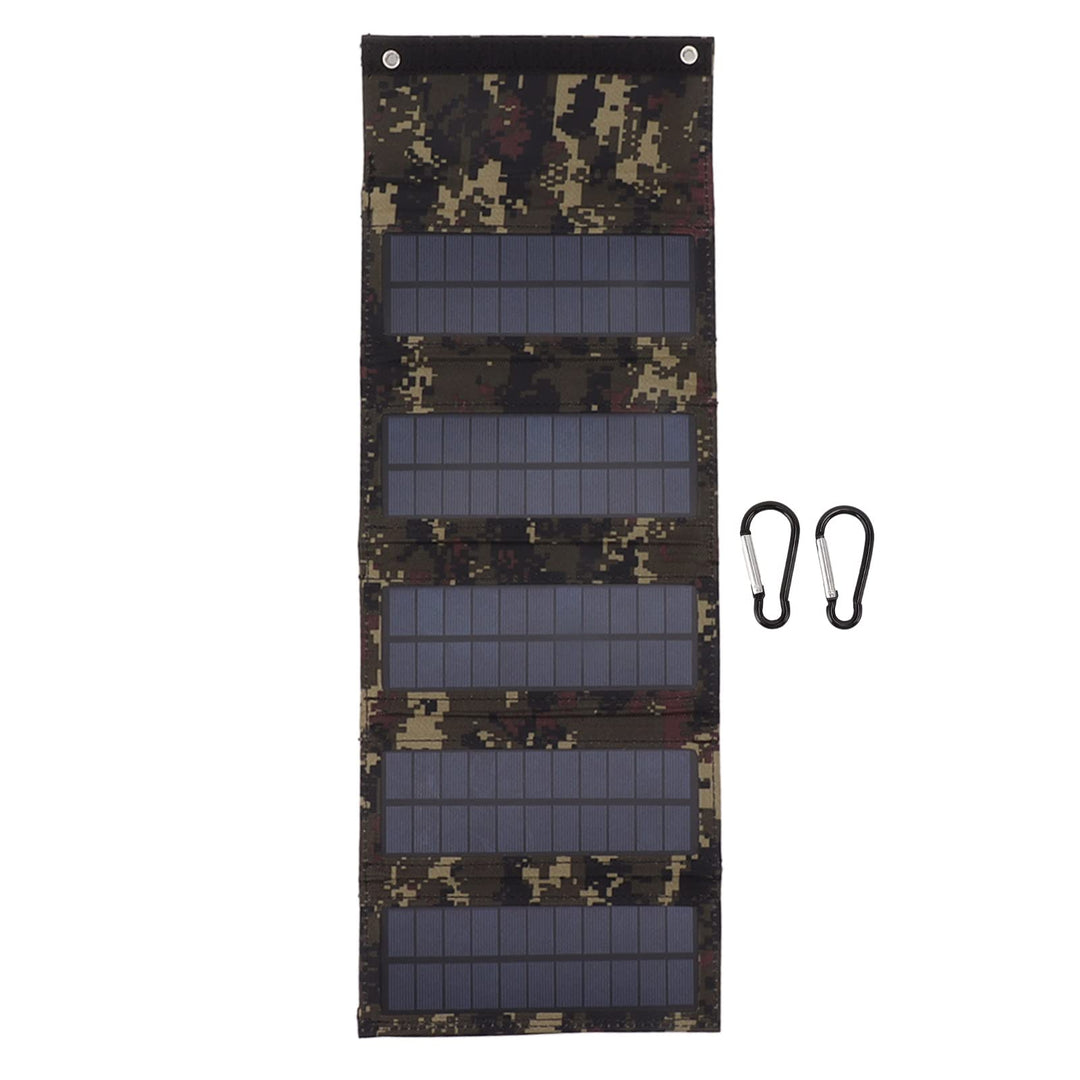 Jeanoko 50W Tragbare Solarpanel-Tasche Monokristallines Silizium 5 Faltbarer Solarpanel-Fall Solarfa