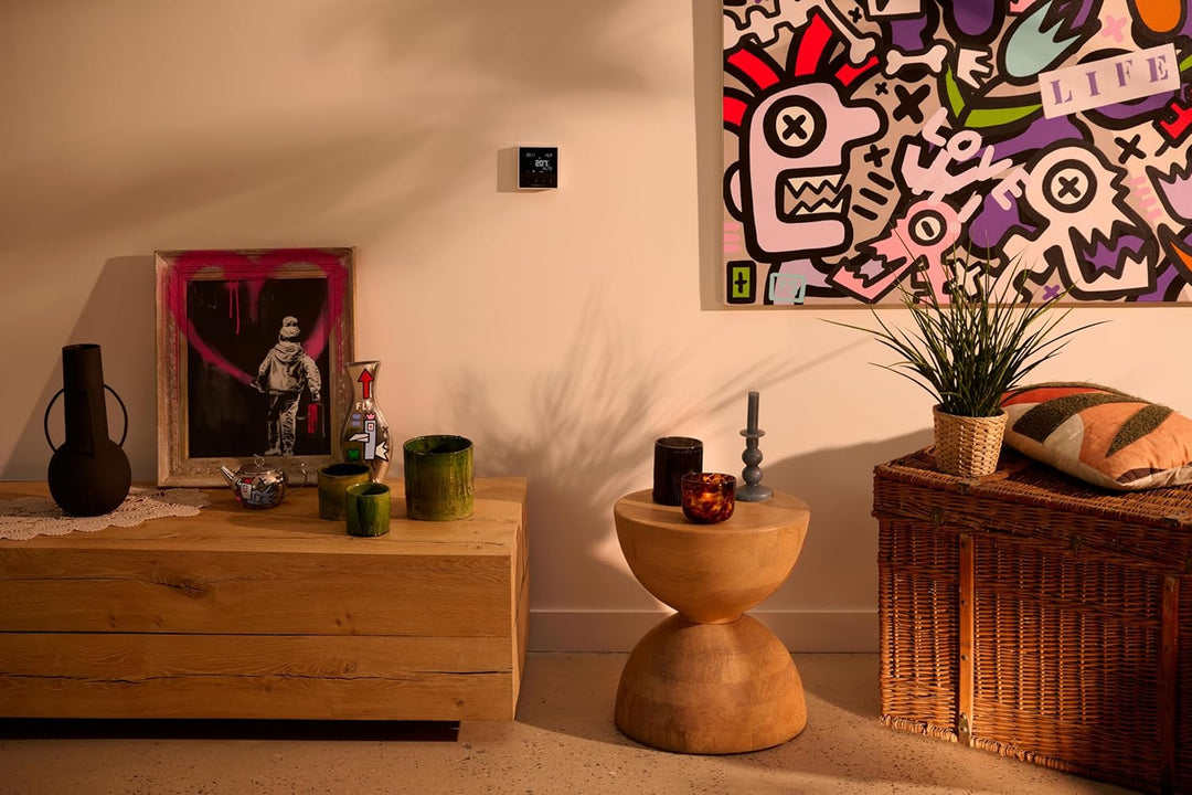 Home Pilot - Smart Thermostat Classic mit Receiver. Energie sparen | Sprachsteuerung | Programmierun