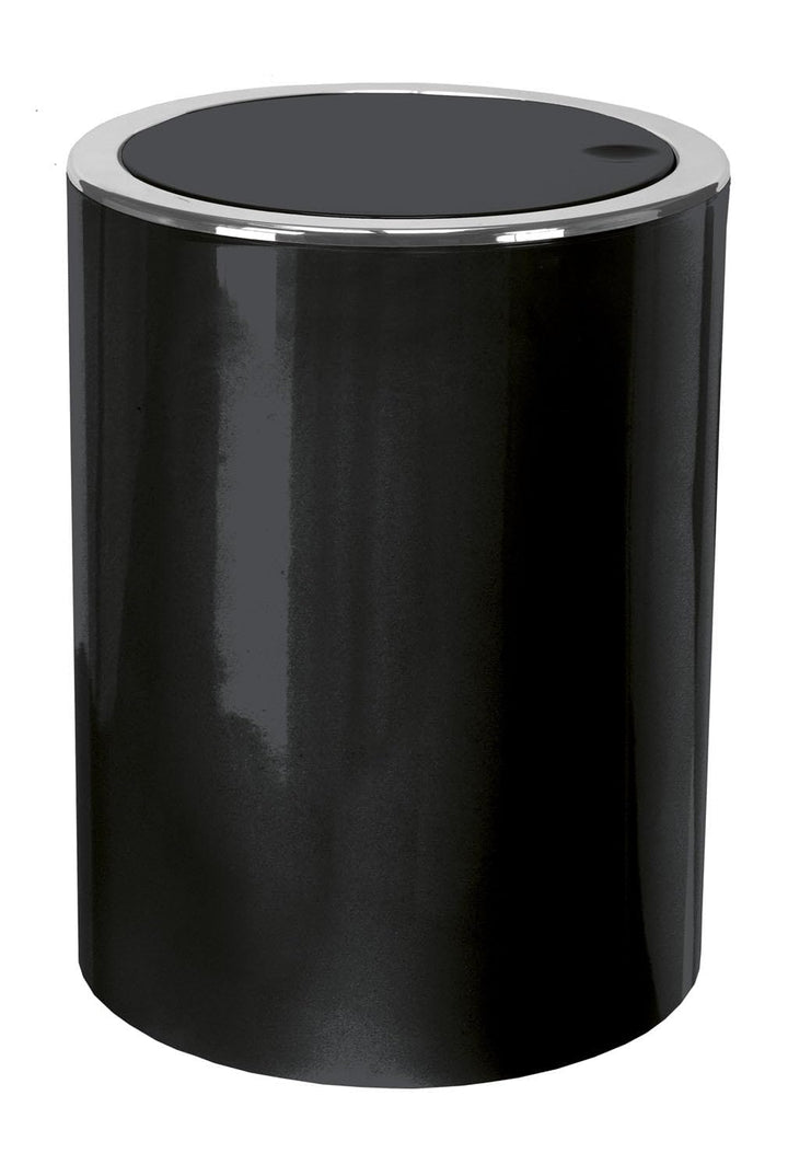 Kleine Wolke Kosmetikeimer Clap, Schwarz, Durchmesser ca. 19 cm, Höhe 25 cm