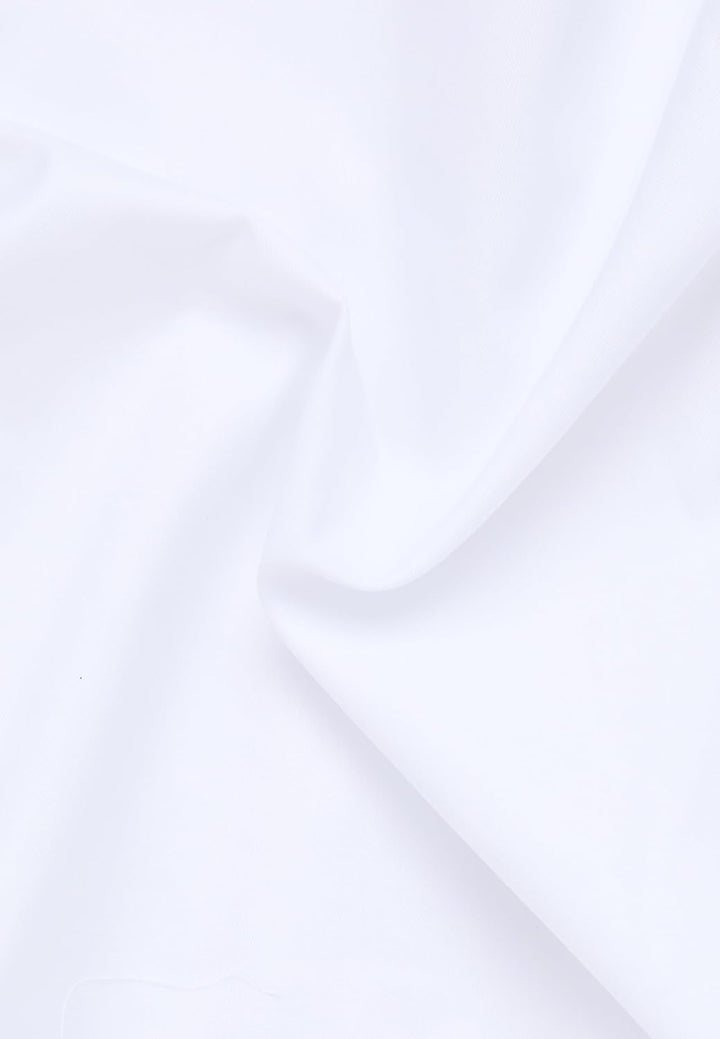 ETERNA Herren Langarmhemd Comfort Fit Bezug Twill Weiss Uni Hemd 40 Weiss, 40 Weiss