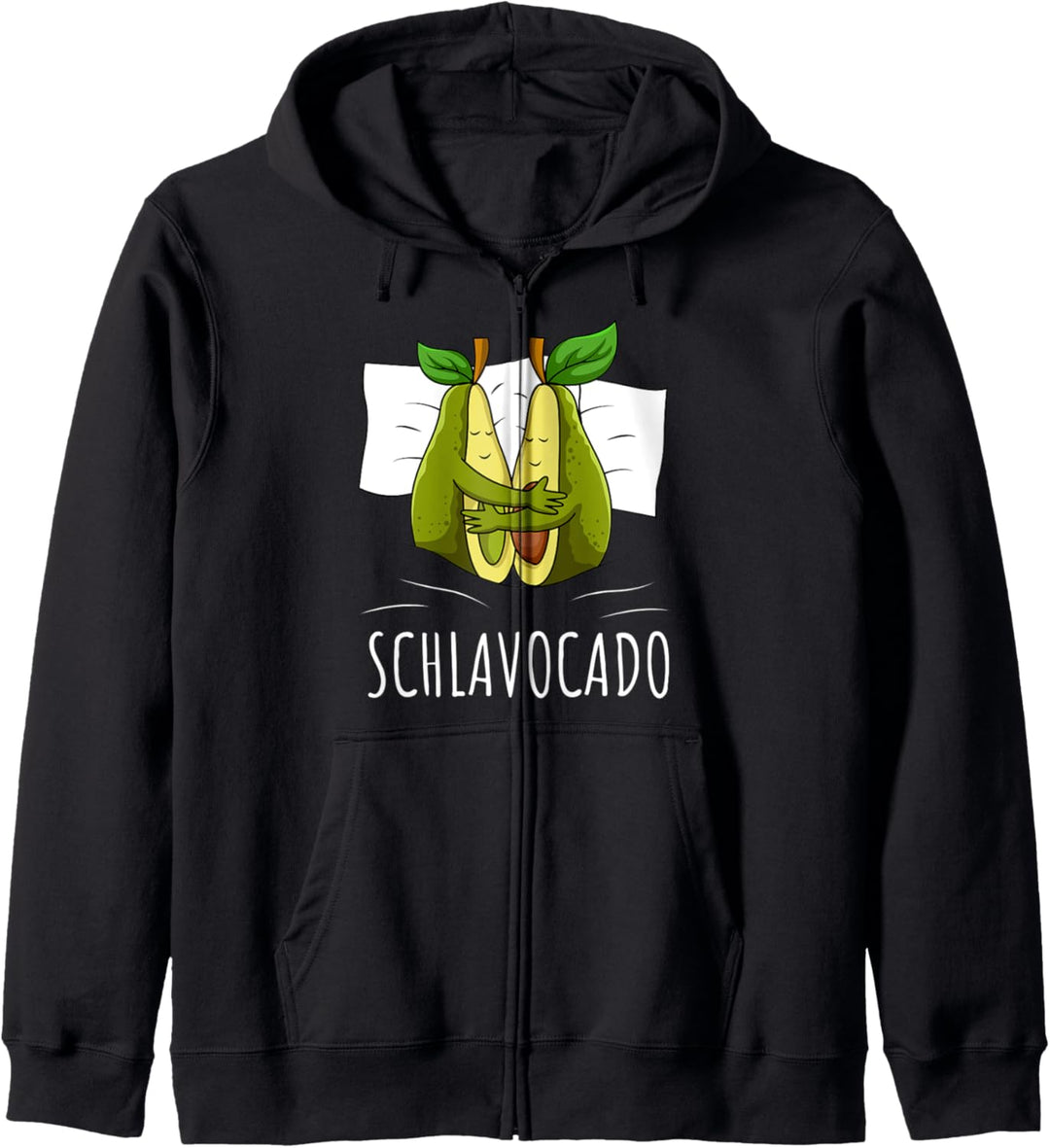 Avocado Schlafshirt Schlavocado Schlafanzug Kapuzenjacke