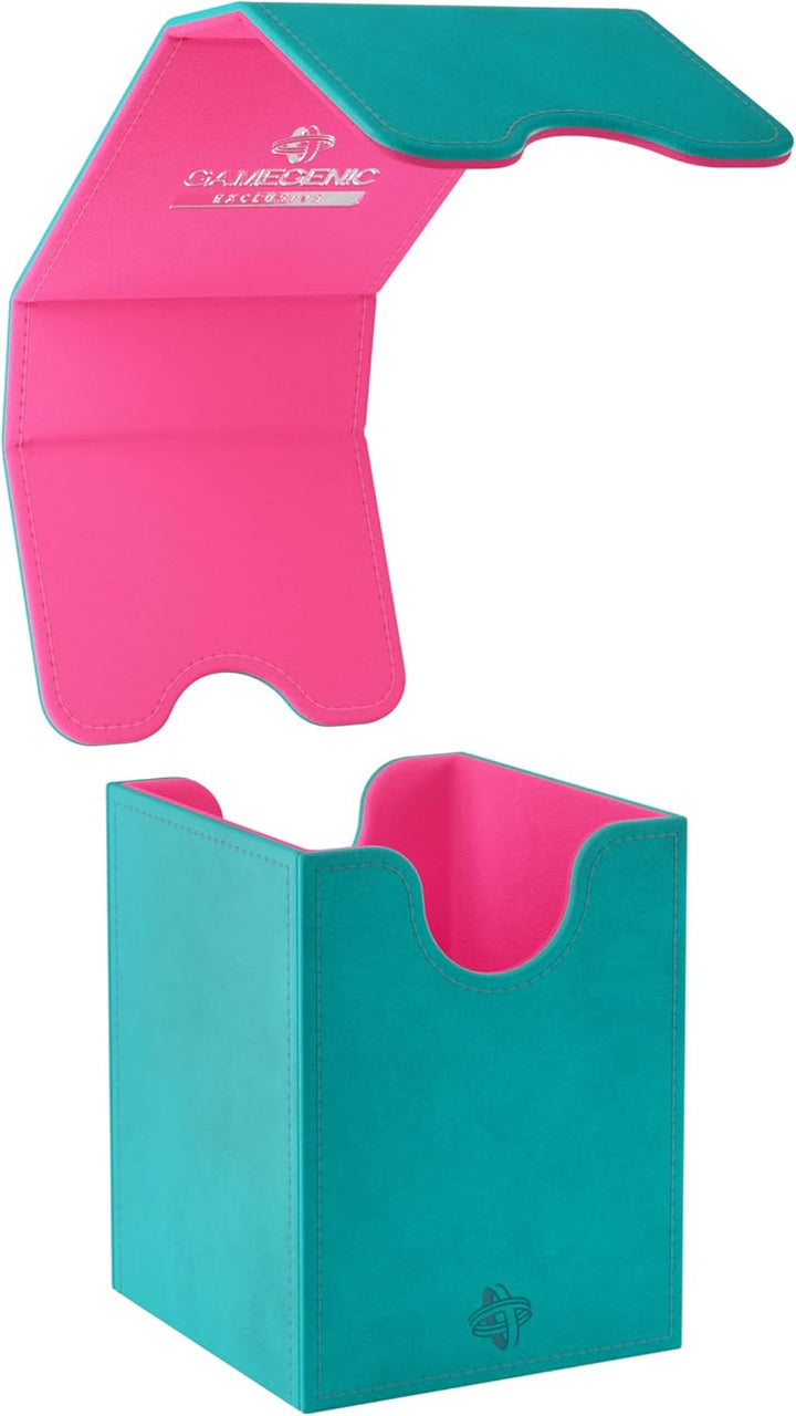 Gamegenic, Squire 100+ XL - EXCLUSIVE LINE Teal/Pink, bis zu 100 doppelt gesleevte Karten, Farbe: TÜ
