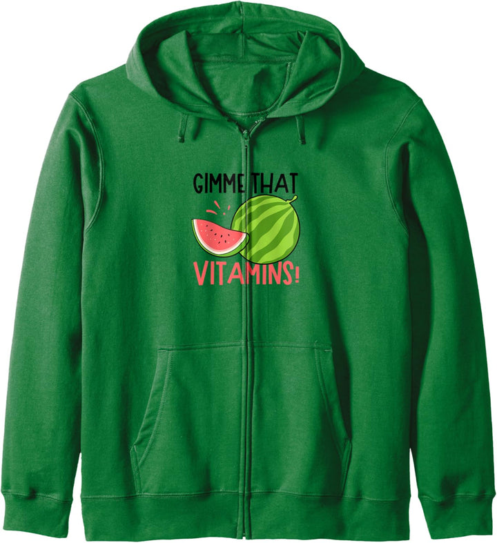 Gimme Vitamins Melon Tropical Sommer Wassermelone Kapuzenjacke