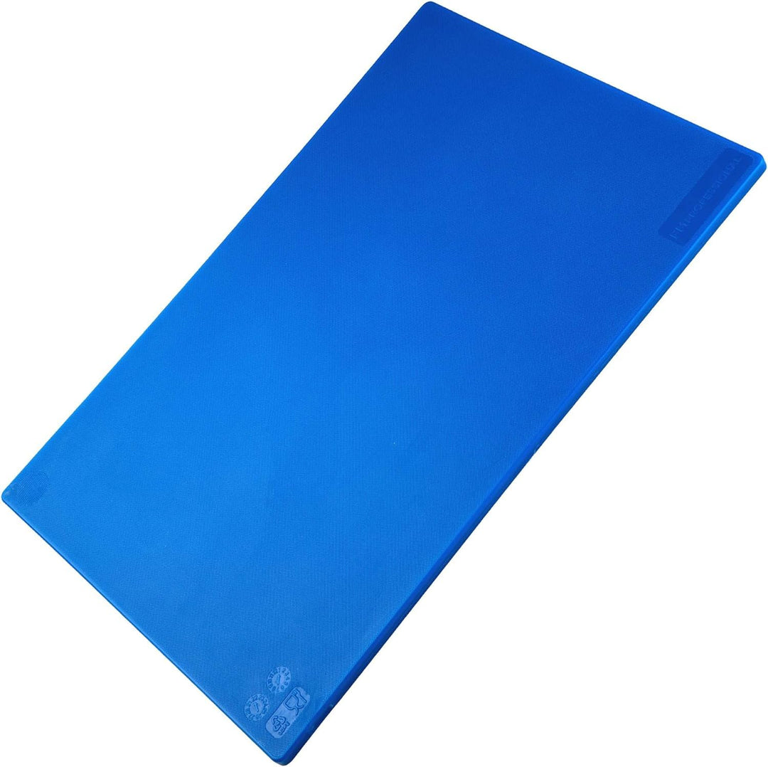 Schneidebrett aus Kunststoff Extra Gross – Farbe Blau: Für Fisch – Farbcodierung nach HACCP – Profi