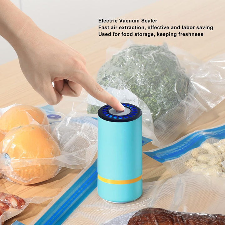 Asixxsix Handvakuumierer, Automatisches Vakuum-Lebensmittelversiegelungsgerät, Tragbares Kabelloses