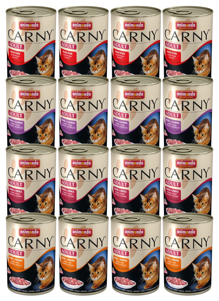Ani. Cat Dose Megapack Carny Adult 12x400g Mix 1