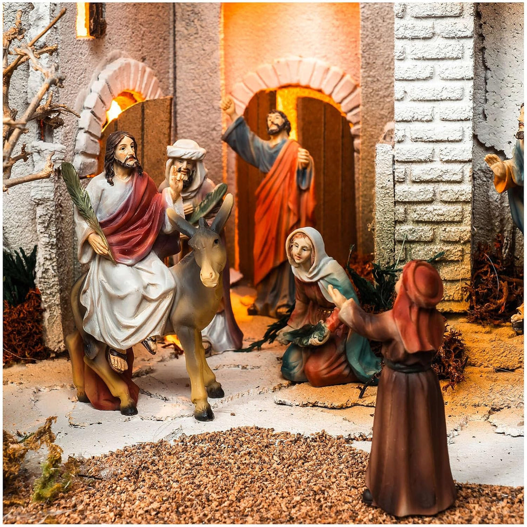 Holyart Einzug Jesu in Jerusalem, für 9 cm Krippe
