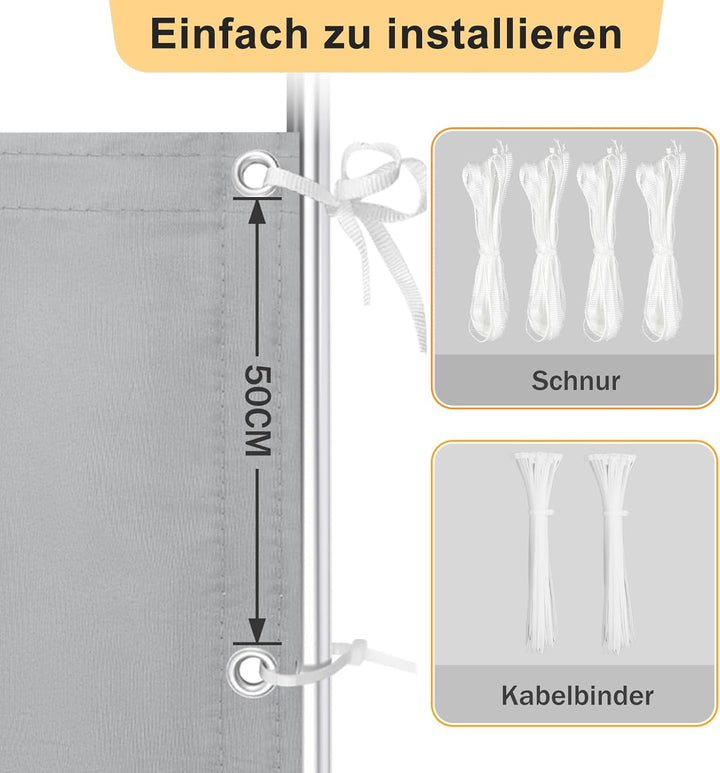 LOVE STORY Sonnenschutzt Sonnensegel,1x2m Rechteckig Schattennetz mit Ösen, Wasserdichter Polyester