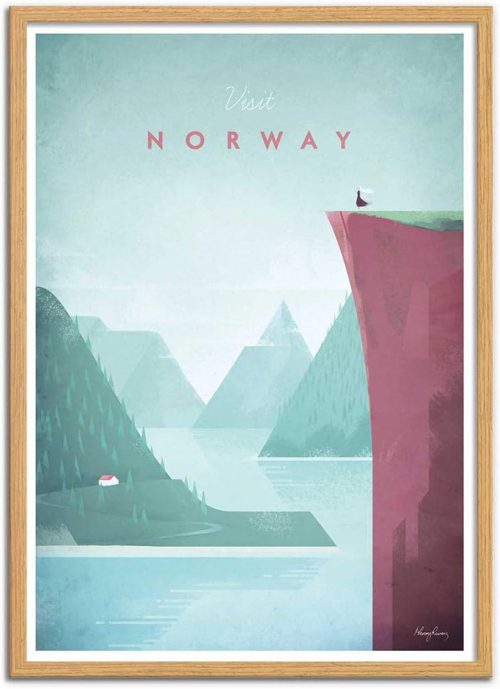 Wall Editions Art-Poster - Visit Norway - Henry Rivers