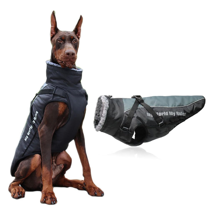 Hundejacke für mittelgröss und grosse Hunde, wasserdichte Hundemantel, Reflektierende Hunde Winterja