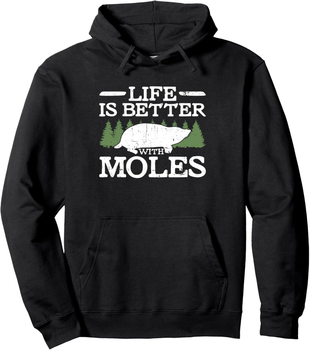 Gartenarbeit Wildnis Natur Tier Maulwürfe Pullover Hoodie