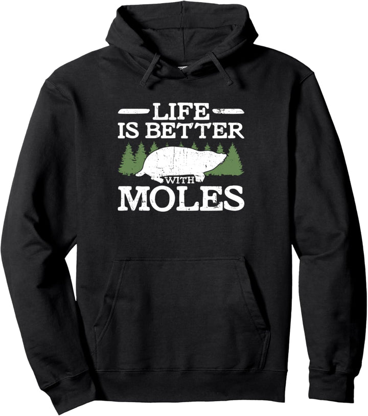 Gartenarbeit Wildnis Natur Tier Maulwürfe Pullover Hoodie