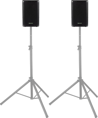 Pronomic C-208 MA Stereo Set - Aktive 2-Wege Boxen mit 2 Kanälen - Leistung: 800 Watt (RMS) - 8" Woo