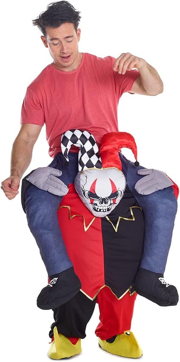Morph MCPBJE Huckepack Kostüm Costumes, Hofnarr, Einheitsgrösse, Hofnarr