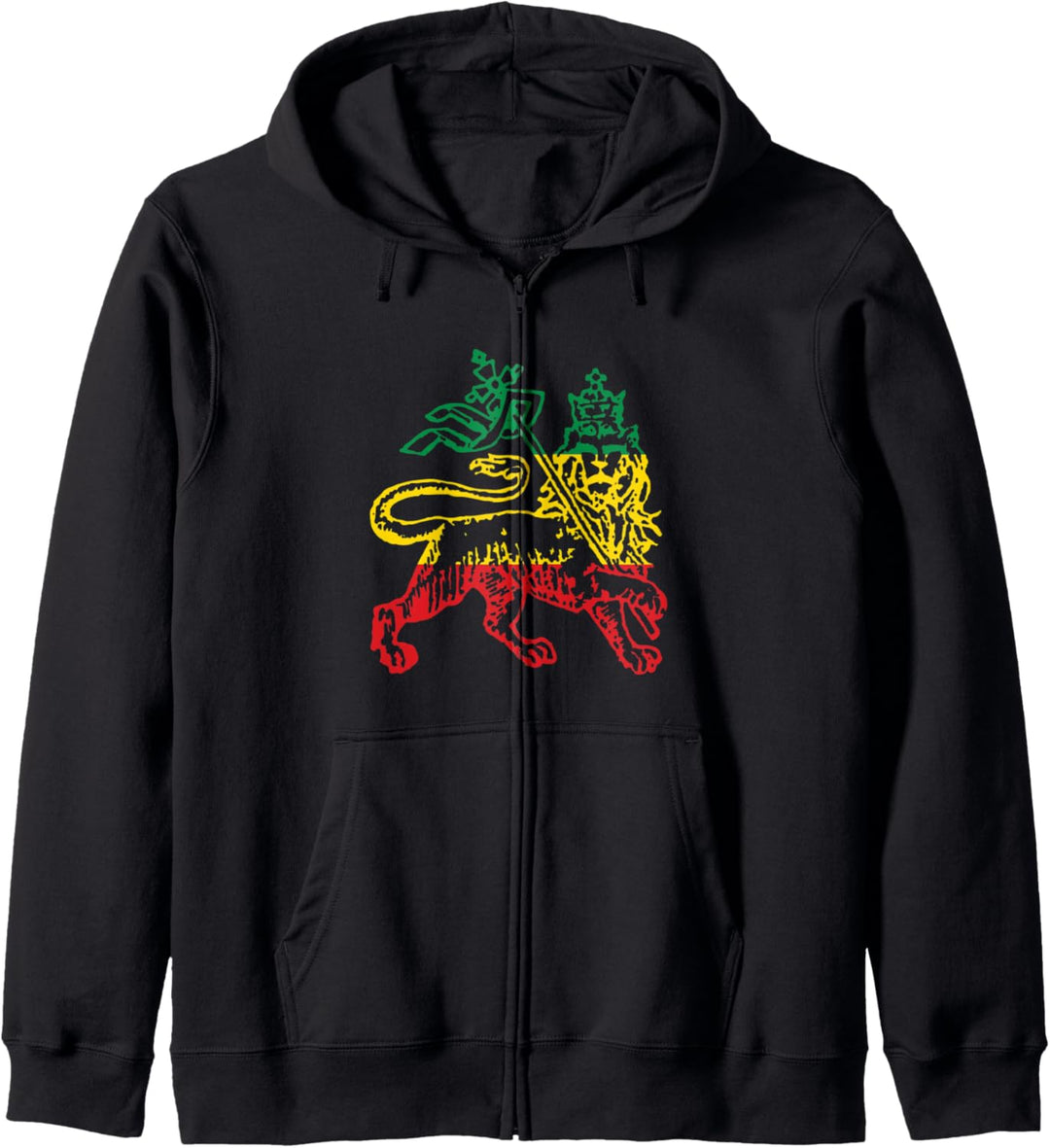 Rastafarian Reggae Judah Löwe Afrika Äthiopien Kapuzenjacke