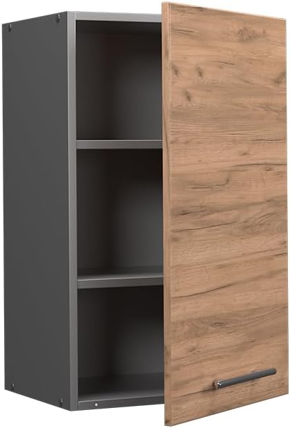 Vicco Hängeschrank Fame-Line, Goldkraft Eiche/Anthrazit, 45 cm Goldkraft Eiche Hängeschrank 45 cm, G