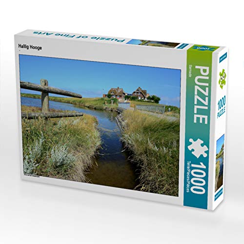 CALVENDO Puzzle Hallig Hooge 1000 Teile Lege-Grösse 64 x 48 cm Foto-Puzzle Bild von Sarnade, 1000 Te