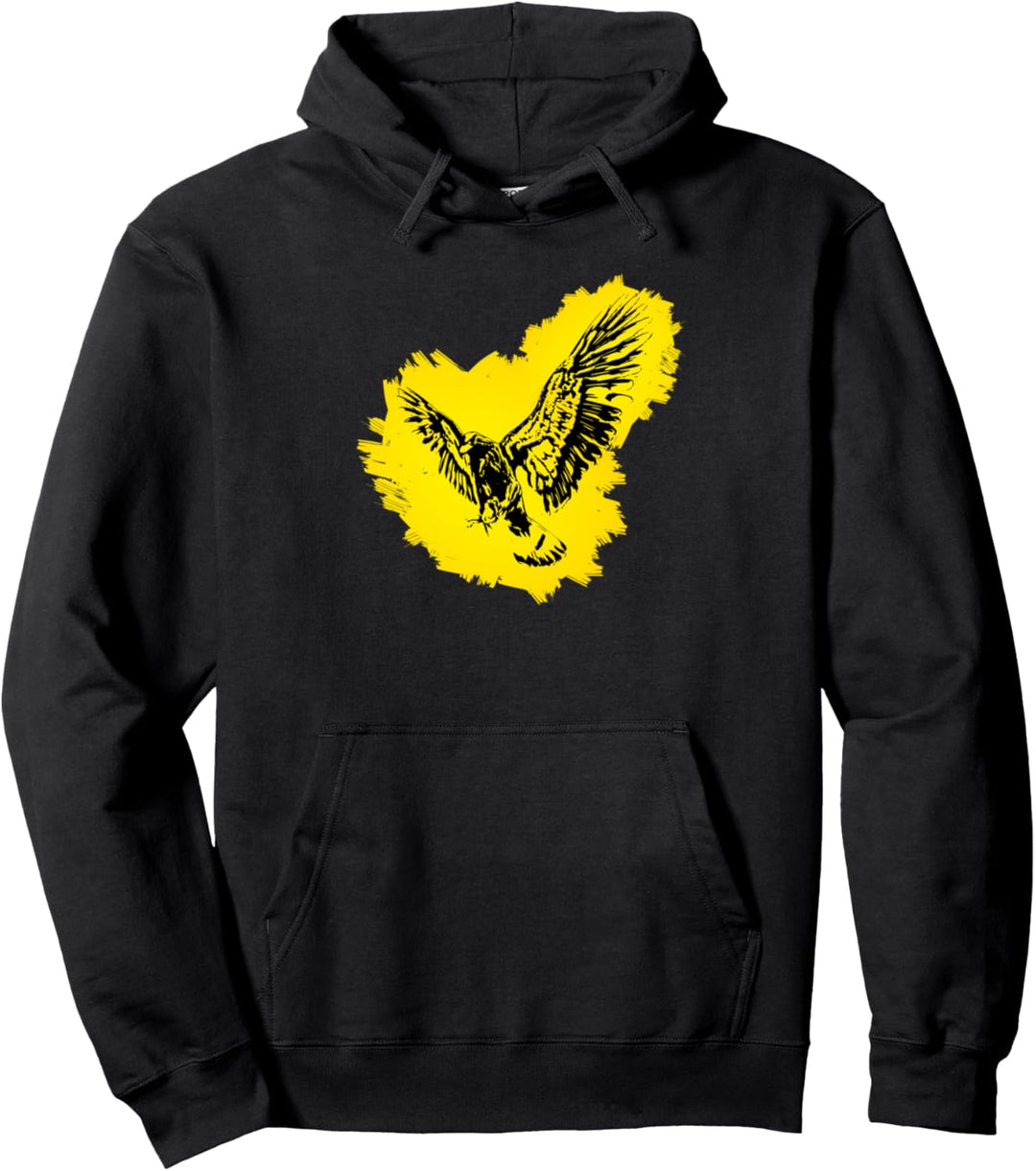 Adler Motiv Raubvogel Pullover Hoodie
