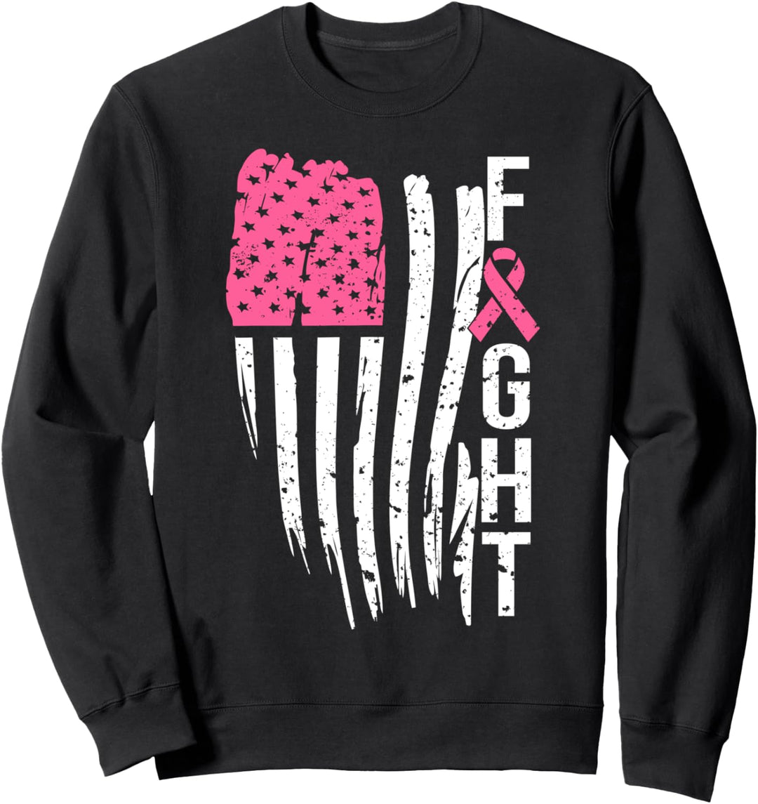 Krebs Bewusstsein Brest Lungenkrebs Überlebenden Monat Sweatshirt