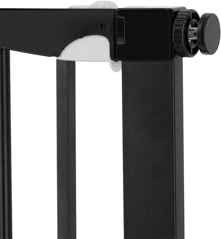 MoMi Baby-Absperrgitter PAXI Plus, Tür- und Treppenschutzgitter 75-82 cm erweiterbar bis 103 cm, ink