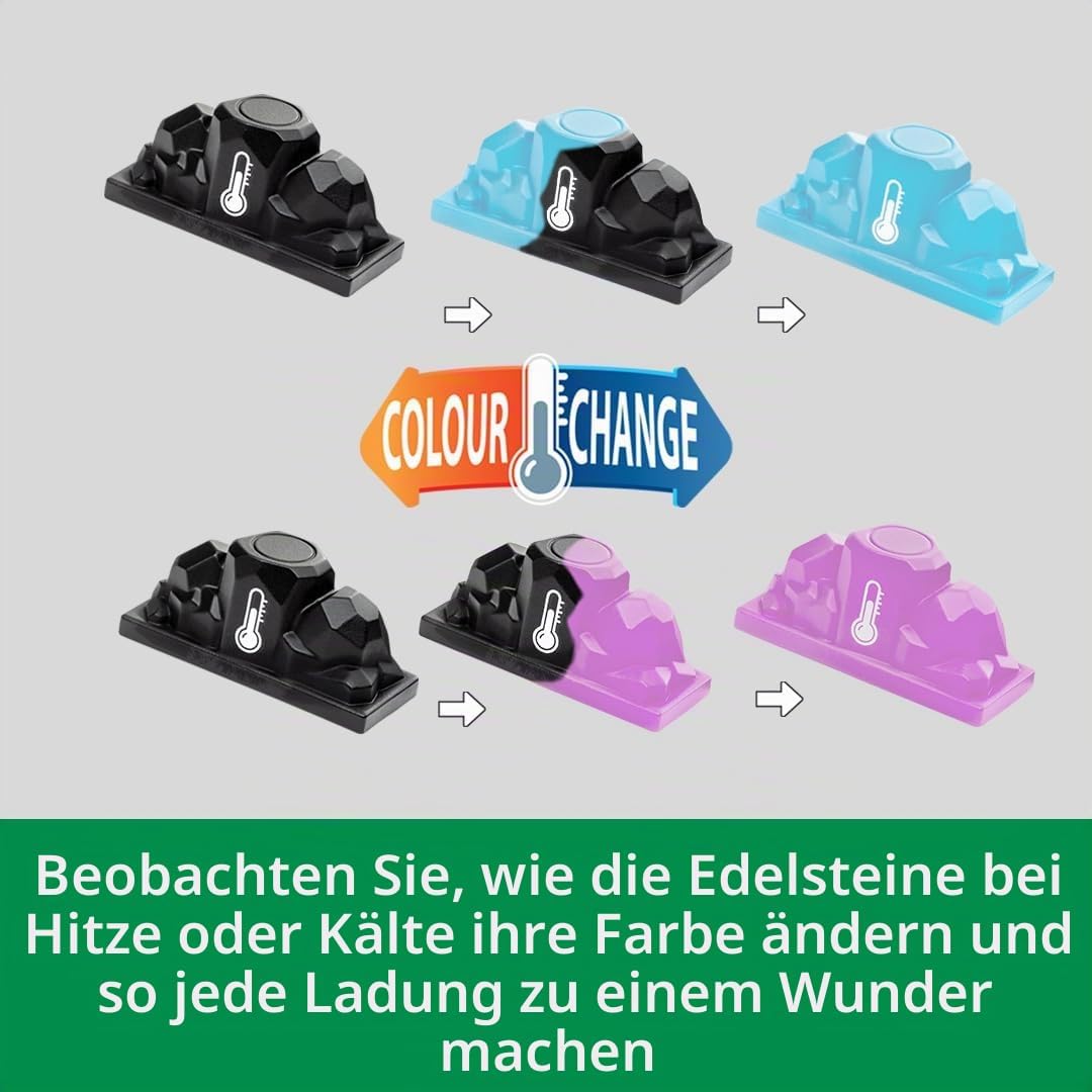 BRIO Güterzug mit Farbwechsel-Zubehör/Spielzeug-Eisenbahn - Edelstein mit Farbwechsel bei Kälte/Wärm