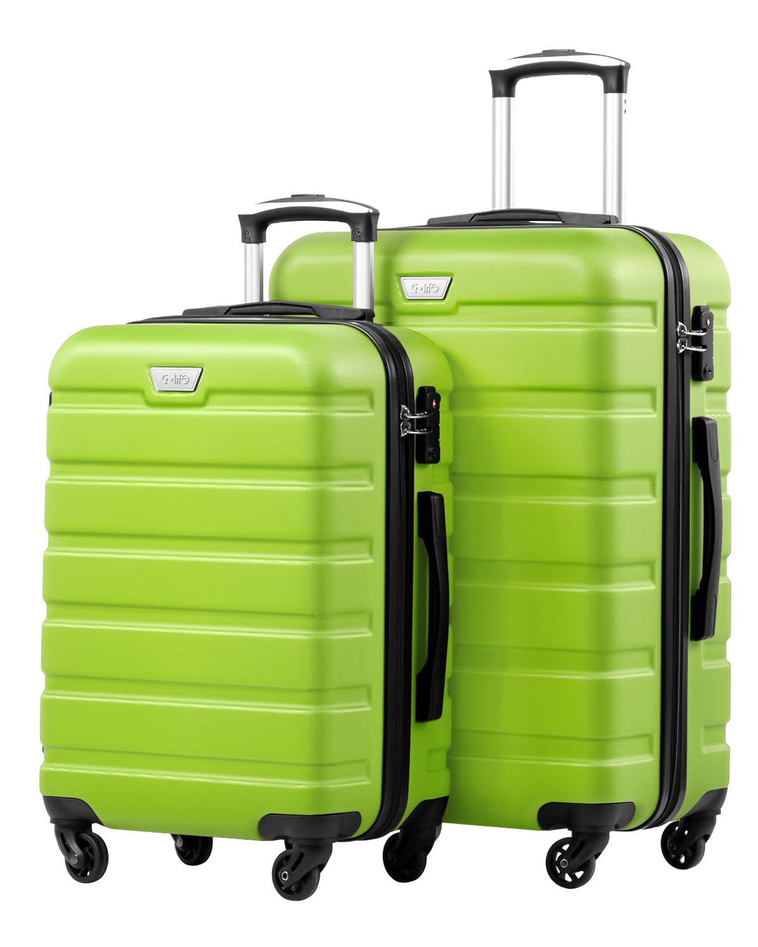 COOLIFE Hartschalen-Koffer Trolley Rollkoffer Reisekoffer ardschale Boardcase Handgepäck mit TSA-Sch