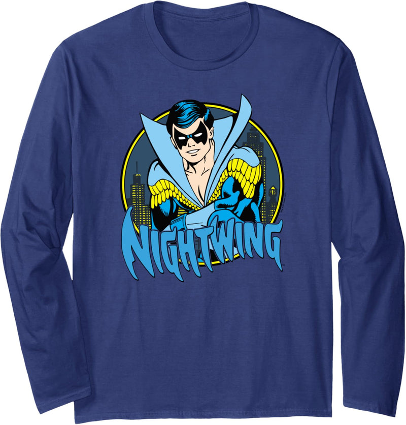 Batman Nightwing Circle Langarmshirt