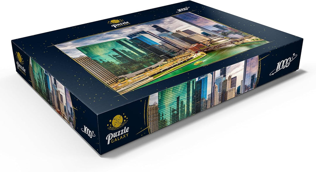 Chicago, Illinois, USA - Premium 1000 Teile Puzzle - MyPuzzle Sonderkollektion von Puzzle Galaxy, 10