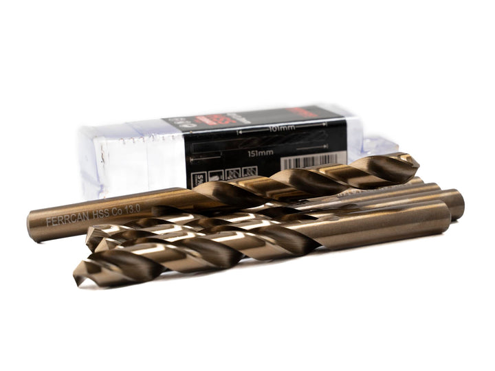 Ferrcan HSS Metallbohrer DIN338 M35 kobalt 7-13 mm (5er Pack) 13mm, 13mm