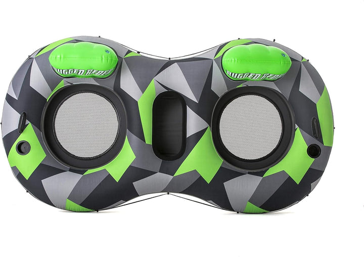 Bestway Hydro-Force 2-Personen Schwimmring mit Rückenlehne „Rugged Rider II“ 251 x 132 cm 240x124x51