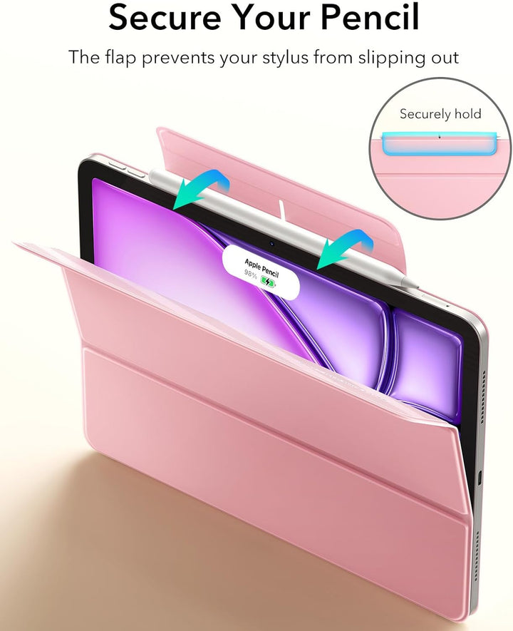 ESR für iPad Air 13 Zoll M4/M3/M2 Hülle (2026/2025/2024) und iPad Pro 12.9 (2022/2021/2020), Magnetb