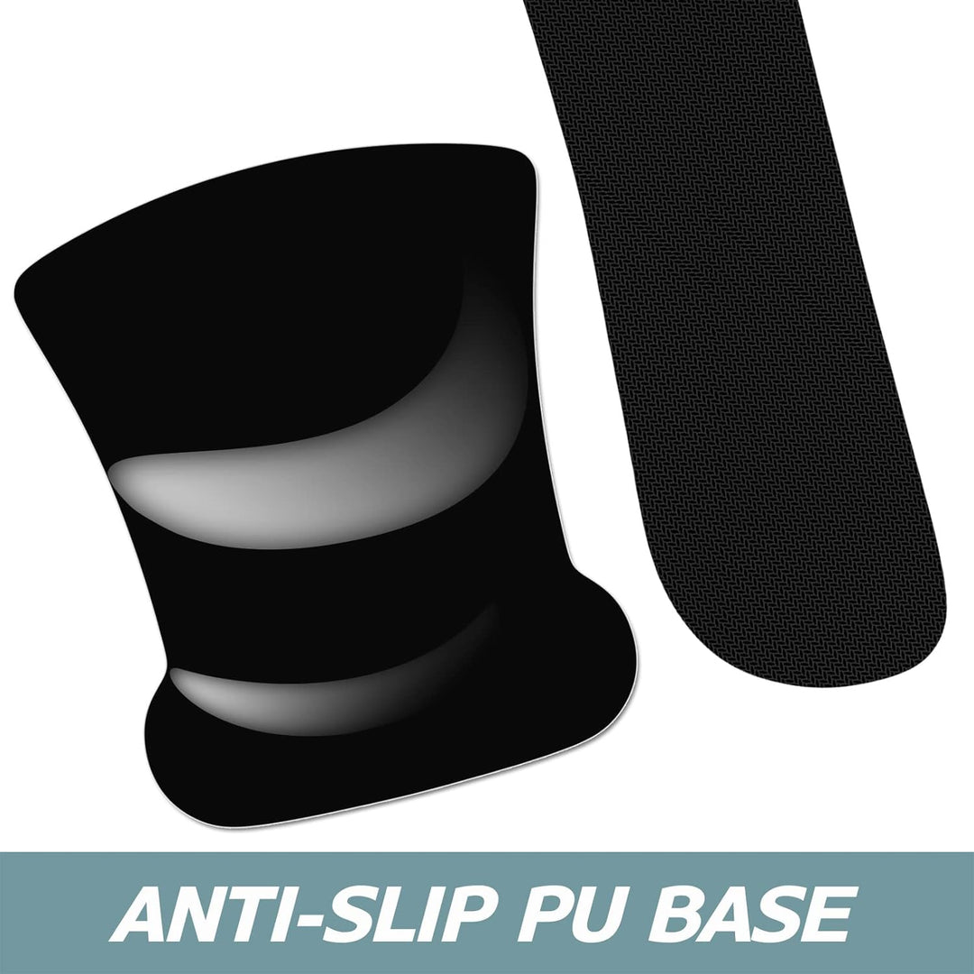 ITNRSIIET Ergonomisches Mauspad mit Handgelenkstütze, Tastatur-Handgelenkauflage, rutschfest, Memory
