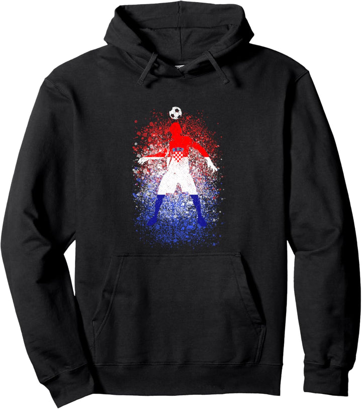Hrvatska Kroatien Fussball Pullover Hoodie