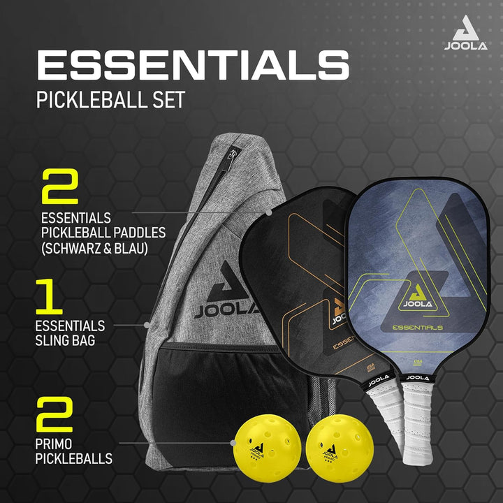 JOOLA Pickleball Essentials Paddle Schläger mit Fiberglas-Oberfläche, Polymer-Kern und USAPA-Zertifi