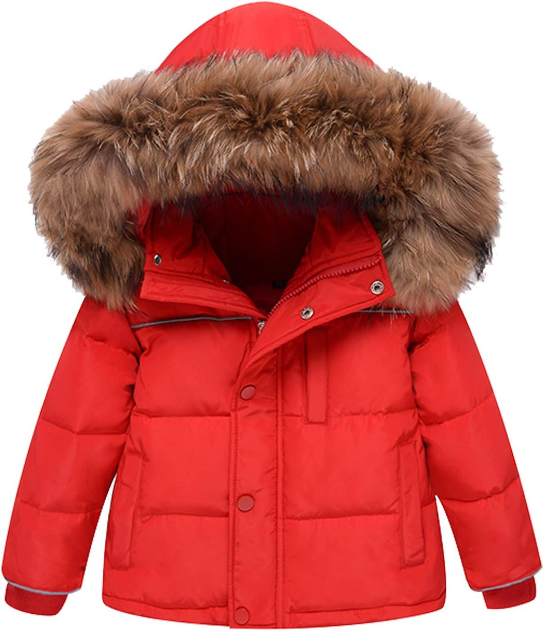 Skianzug Mädchen Kinder Schneeanzug Daunenjacke mit Kaputze + Skihose 2tlg Bekleidungsset Winteranzu