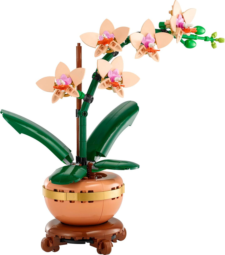 LEGO Botanicals Mini-Orchidee - Kunstblumen Set - Deko fürs Wohnzimmer oder Büro - Geschenk für Frau