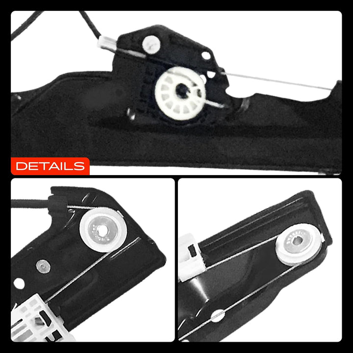 Frankberg 2x Fensterheber Elektrisch Ohne Motor Vorne 51337390241 | Kompatibel mit M.i.n.i Countryma