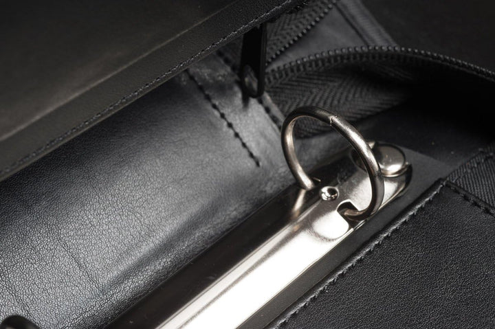 Filofax Metropol Personal Organiser (DIN A5, mit Reissverschluss), schwarz & A5 Multi 1 Tag auf 1 Se