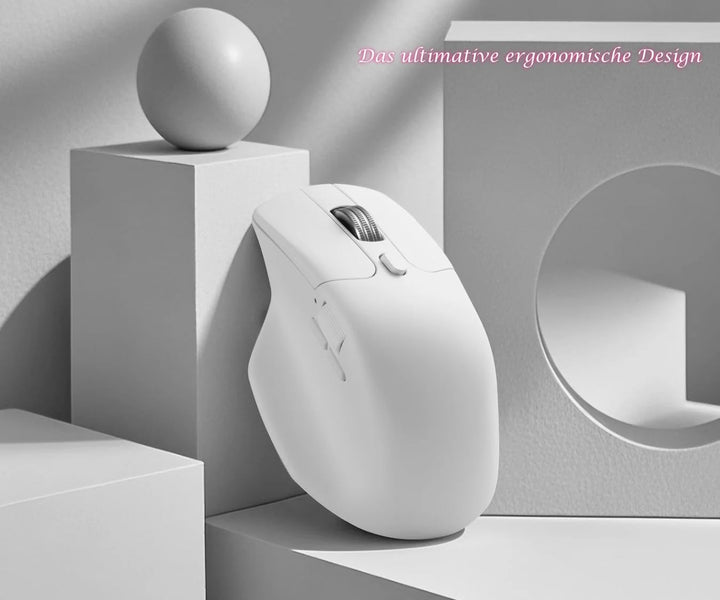 Keychron M6 8K Wireless Bluetooth/2.4 GHz/Kabelgebundene Optische Maus,8000Hz Leichtgewicht 86g Prog