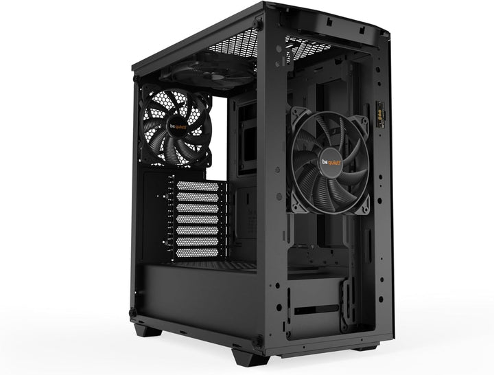 be quiet! Pure Base 500DX Black PC-Gehäuse, 3X Pure Wings 2 Lüfter, ARGB LEDs, Radiatoren bis 360mm,