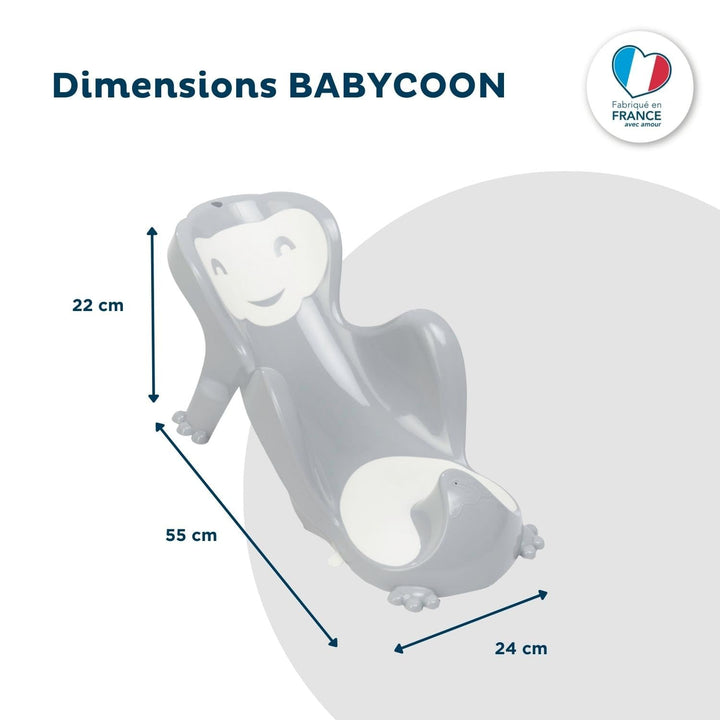 Thermobaby - Badeliege BABYCOON - Ab der Geburt bis zum 8. Lebensmonat (bis 8 kg) - Komfortabel - Sp
