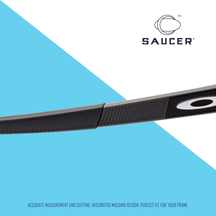 Saucer Ersatz-Nasenpads für Oakley Mercenary OO9424 Sonnenbrille Schwarz, Schwarz