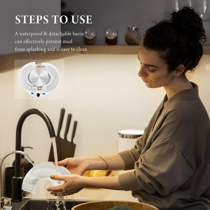 Elektrisches Töpferrad, 15 cm, Geschwindigkeit verstellbar von 0 bis 200 U/min, elektrische Töpferma